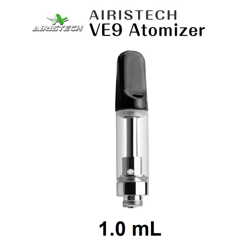 airistech ve9 slim empty refillable cartridge tank for thc & cbd oils airistech ve9 slim empty refillable cartridge tank for thc & cbd oils