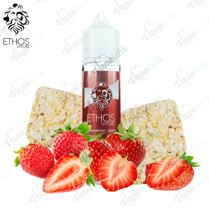 ethos vapors strawberry crispy treats 60ml/100ml ethos vapors strawberry crispy treats 60ml/100ml