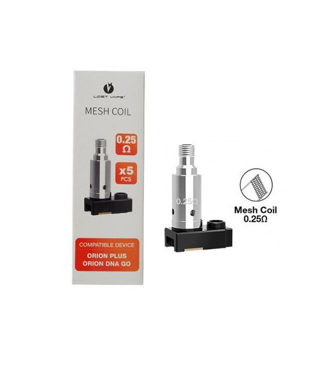 lost vape orion dna plus coils (5pc/pack) lost vape orion dna plus coils (5pc/pack)