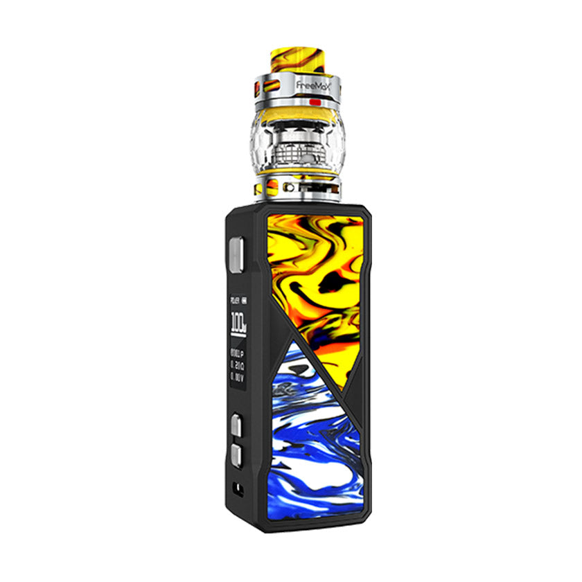 freemax maxus 100w box mod kit with fireluke 3 tank resin edition 5ml freemax maxus 100w box mod kit with fireluke 3 tank resin edition 5ml