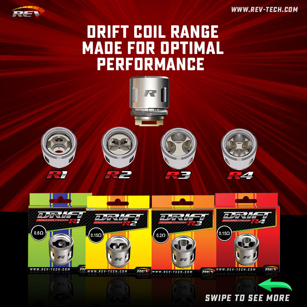 rev drift replacement coils (3pcs/pack) rev drift replacement coils (3pcs/pack)