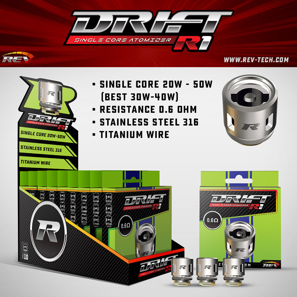 rev drift replacement coils (3pcs/pack) rev drift replacement coils (3pcs/pack)