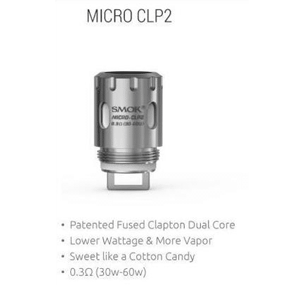 smok micro clp coils 0.3ohm (5pcs/pack) smok micro clp coils 0.3ohm (5pcs/pack)
