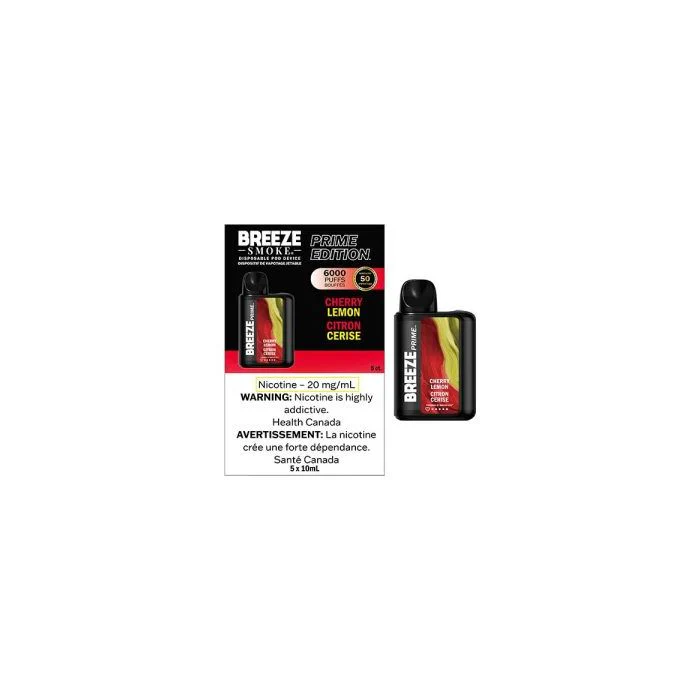 breeze prime 6000 – cherry lemon breeze prime 6000 – cherry lemon