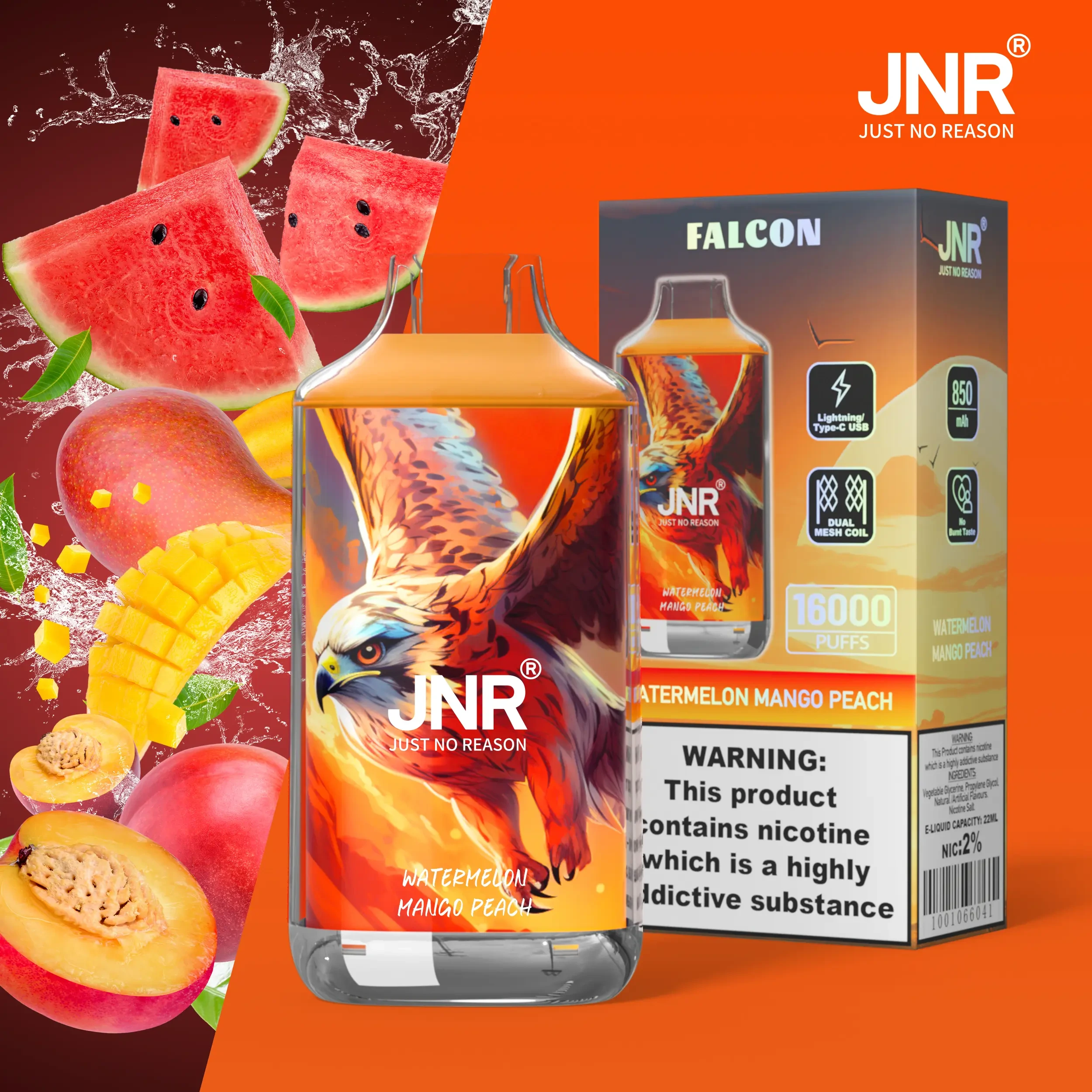 jnr falcon 16000 puffs 30 packs (ship from oversea) jnr falcon 16000 puffs 30 packs (ship from oversea)
